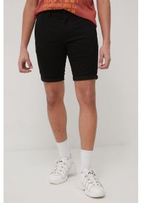 Tommy Jeans szorty SCANTON DM0DM13221.PPYY męskie kolor czarny. Kolor: czarny. Materiał: tkanina, materiał. Wzór: gładki #1