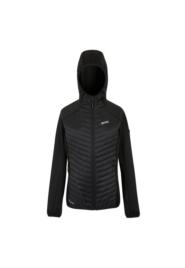 Regatta - Damska Kurtka Hybrydowa Anderson. Kolor: czarny. Sport: turystyka piesza