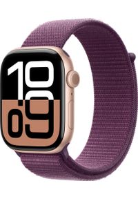 APPLE - Smartwatch Apple Watch 10 GPS 42mm Rose Gold Alu Sport Loop Fioletowy (MWWK3QN/A). Rodzaj zegarka: smartwatch. Kolor: fioletowy. Styl: sportowy