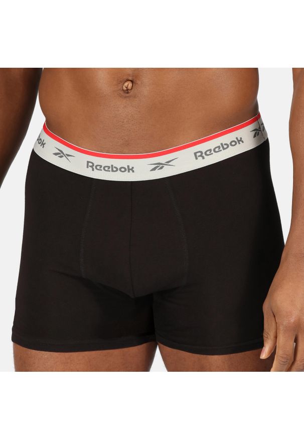 Bokserki sportowe męskie Reebok 3 sztuki. Materiał: bawełna, materiał, elastan. Sport: fitness