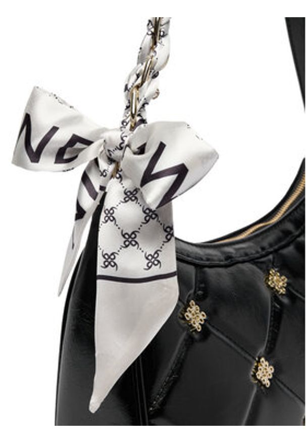 Nine West Torebka EO-Ludlow Dusk-KS2576-1 Czarny. Kolor: czarny. Materiał: skórzane