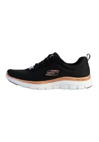 skechers - Buty sportowe damskie Skechers Flex Appeal 4.0 Brillant View. Okazja: na co dzień. Kolor: biały, czarny, wielokolorowy