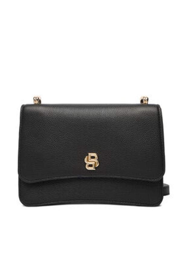 BOSS Torebka 50554935 Czarny. Kolor: czarny. Materiał: skórzane