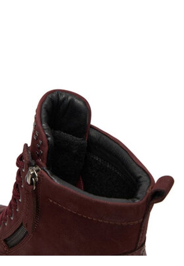 Lasocki Trzewiki CEO-WI16-24474-02 Bordowy. Kolor: czerwony. Materiał: skóra