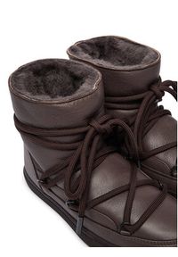 Inuikii Śniegowce Full Leather 75202-087 Brązowy. Kolor: brązowy. Materiał: skóra