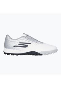 skechers - Buty piłkarskie męskie SKECHERS Razor 1.5 Academy TF. Kolor: biały. Sport: piłka nożna