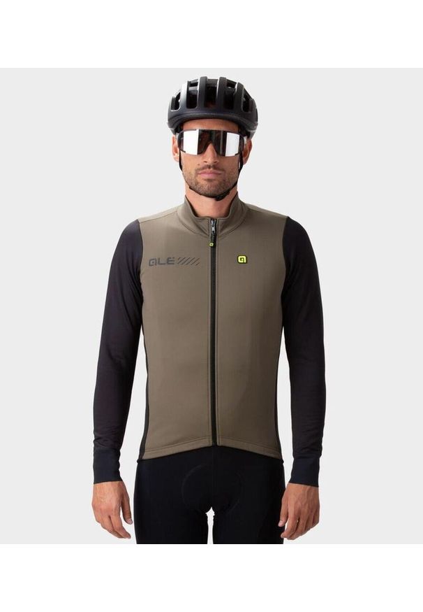 ALÉ CYCLING - Kurtka rowerowa męska Alé Cycling Solid Fondo 2.0. Kolor: wielokolorowy, czarny, zielony