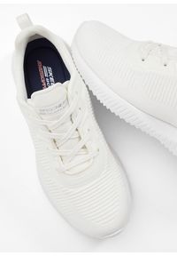 bonprix - Sneakersy Skechers z pianką Memory. Okazja: na co dzień. Kolor: biały