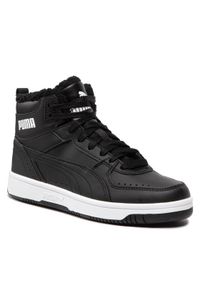 Puma Sneakersy Rebound Joy Fur Jr 375477 01 Czarny. Kolor: czarny. Materiał: skóra #1