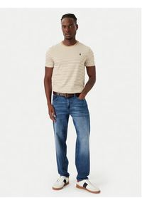 Polo Ralph Lauren T-Shirt 710956828507 Beżowy Regular Fit. Typ kołnierza: polo. Kolor: beżowy. Materiał: bawełna #2