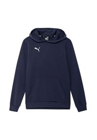 Puma - Bluza Z Kapturem Dziecięca Team Goal Casuals. Typ kołnierza: kaptur. Kolor: niebieski