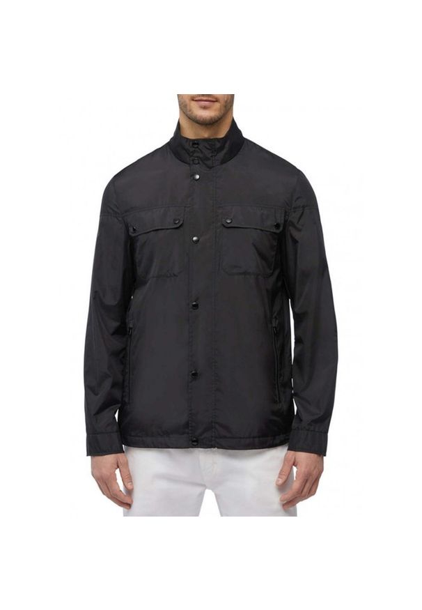 Geox - Kurtka GEOX M PIEVE Czarny. Kolor: czarny. Materiał: tkanina