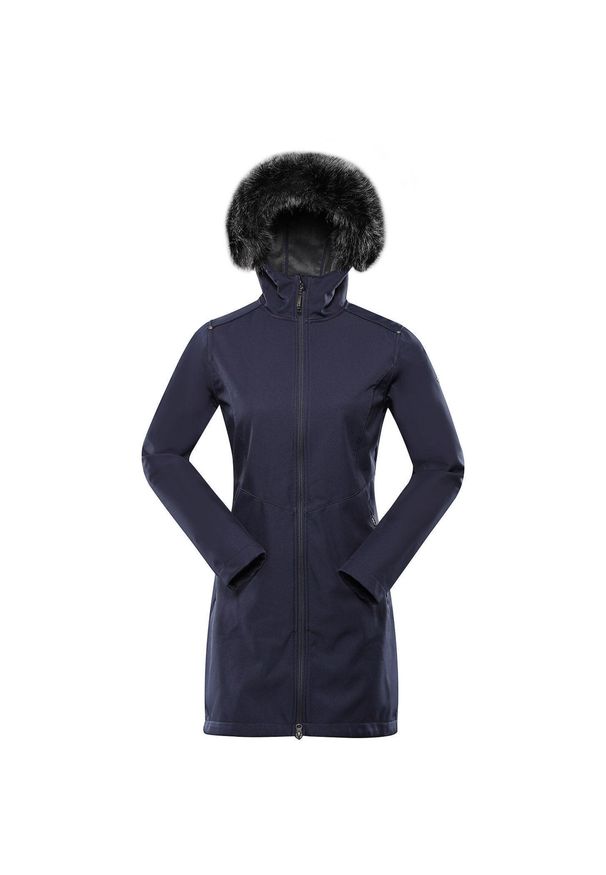 ALPINE PRO - Kurtka Softshell Damska Alpine Pro Ibora Niebieska - Odporny na Deszcz. Kolor: niebieski. Materiał: softshell. Sport: turystyka piesza