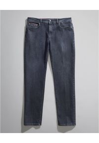 FAY - Ciemnoniebieskie jeansy Slim fit. Kolor: niebieski #4