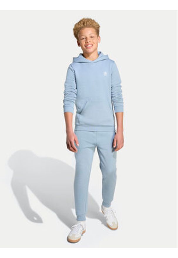 Adidas - adidas Spodnie dresowe JX2743 Błękitny Regular Fit. Kolor: niebieski. Materiał: syntetyk
