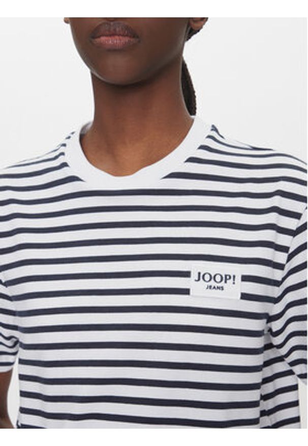 JOOP! Jeans T-Shirt Teele 30046131 Granatowy Regular Fit. Kolor: niebieski. Materiał: bawełna
