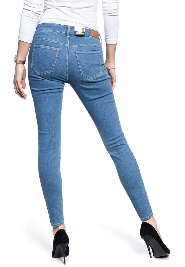 Wrangler - SPODNIE DMASKIE WRANGLER SKINNY LIGHT MY FIRE W28KJM78G 112128284