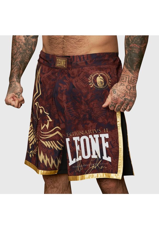 Spodenki do MMA LEONE 1947 Legionarvis VI MMA. Kolor: czerwony
