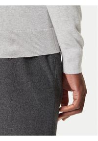 TOMMY HILFIGER - Tommy Hilfiger Sweter MW0MW42249 Szary Regular Fit. Kolor: szary. Materiał: bawełna #3