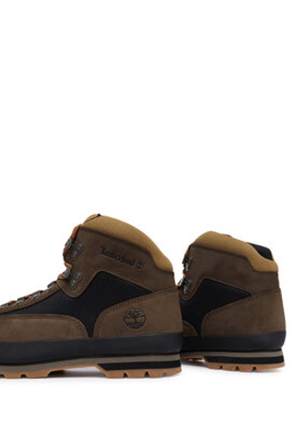 Timberland Trapery Euro Hiker TB0A2P27A2M1 Brązowy. Kolor: brązowy. Materiał: skóra, zamsz