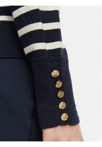 TOMMY HILFIGER - Tommy Hilfiger Sweter WW0WW40098 Granatowy Regular Fit. Kolor: niebieski. Materiał: syntetyk #5