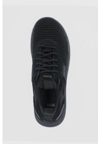 BOSS - Boss Buty Titanium kolor czarny. Nosek buta: okrągły. Zapięcie: sznurówki. Kolor: czarny. Materiał: włókno, guma #5