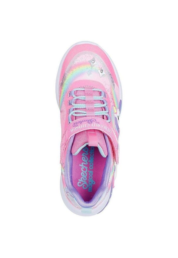 skechers - Adidasy Skechers Unicorn Chaser, Dzieci. Kolor: różowy. Materiał: materiał, syntetyk
