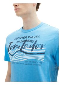 Tom Tailor T-Shirt 1036322 Niebieski Regular Fit. Kolor: niebieski. Materiał: bawełna #6