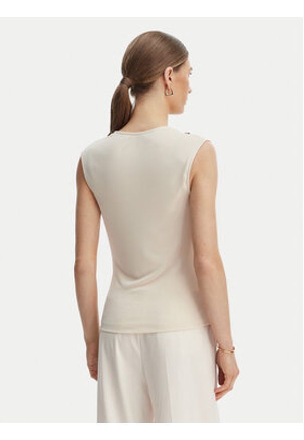 Rinascimento Bluzka CFC0128663003 Beżowy Regular Fit. Kolor: beżowy. Materiał: syntetyk