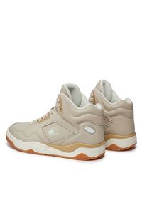 Tommy Jeans Sneakersy Tjm Basket Mid Top EM0EM01318 Beżowy. Kolor: beżowy. Materiał: skóra #3