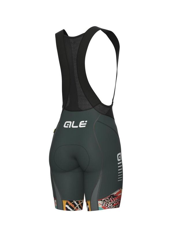 ALÉ CYCLING - Spodenki rowerowe damskie Alé Cycling PR-E Rio. Kolor: czarny, pomarańczowy, wielokolorowy