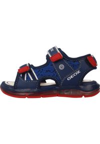 Geox - Sandały GEOX B SANDAL TODO BOY Niebieski. Kolor: niebieski. Materiał: syntetyk, tkanina, skóra. Sezon: lato