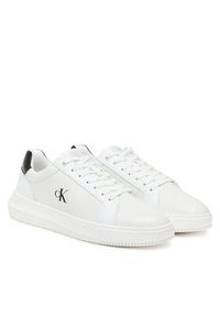 Calvin Klein Jeans Sneakersy Chunky Cupsole Lth Mg Tc YM0YM01198 Biały. Kolor: biały. Materiał: skóra