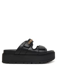 Guess Klapki FLJFAX ELE03 Czarny. Kolor: czarny. Materiał: skóra #1