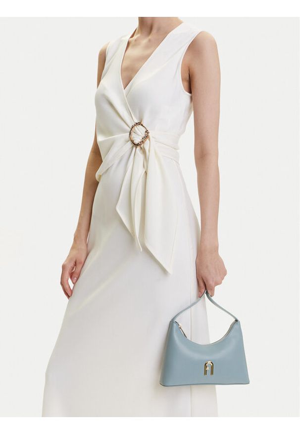 Furla Torebka Diamante Mini WB00863 AX0733 BG 3963S Błękitny. Kolor: niebieski. Materiał: skórzane