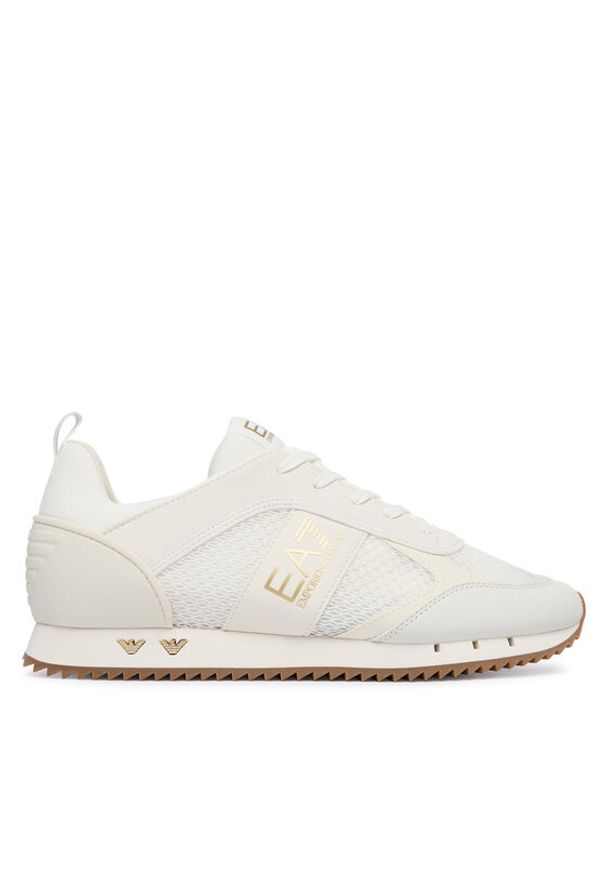 EA7 Emporio Armani Sneakersy 7X000334 AF18610 MZ582 Kremowy. Kolor: kremowy. Materiał: skóra