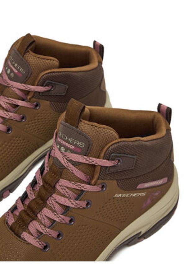 skechers - Skechers Trekkingi Trego 180005/BRMT Brązowy. Kolor: brązowy. Materiał: skóra