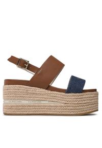 U.S. Polo Assn. Espadryle Loren LOREN007 Brązowy. Kolor: brązowy. Materiał: skóra