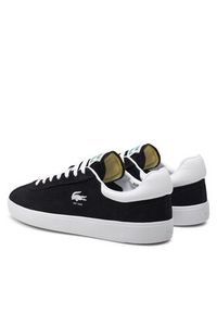 Lacoste Sneakersy 746SMA0065 Czarny. Kolor: czarny. Materiał: skóra, zamsz