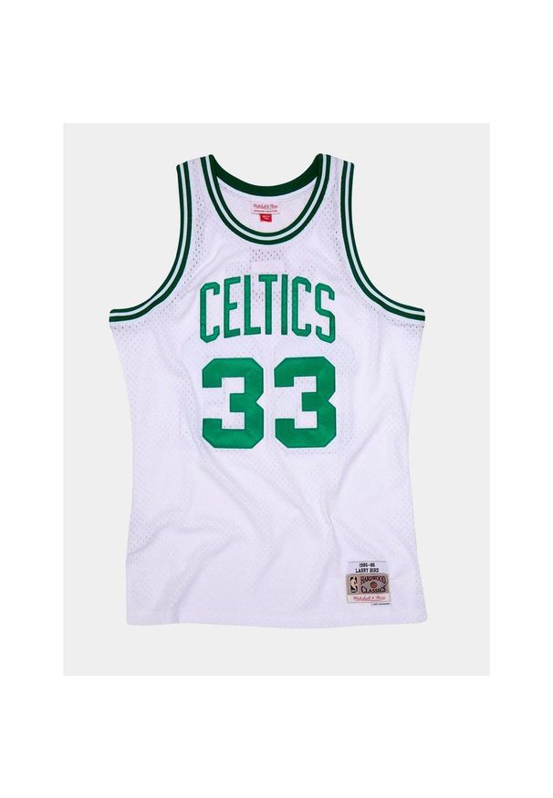 Mitchell & Ness - Koszulka NBA Boston Celtics Larry Bird. Kolor: biały. Sport: koszykówka