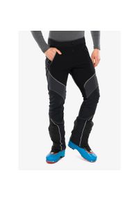 CRAZY - Spodnie softshell Crazy Pant Flame. Kolor: czarny. Materiał: softshell. Sezon: zima. Sport: narciarstwo