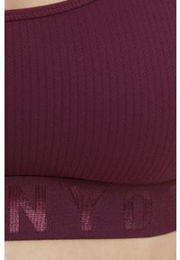 DKNY - Dkny biustonosz kolor fioletowy gładki. Kolor: fioletowy. Rodzaj stanika: wyciągane miseczki. Wzór: gładki #5