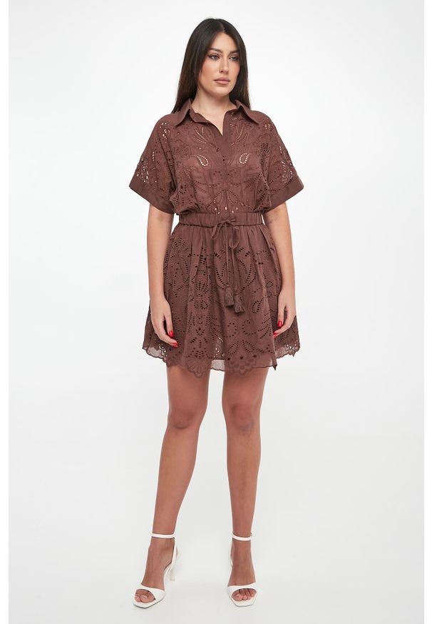 Ermanno Firenze - Sukienka ażurowa ERMANNO FIRENZE. Wzór: ażurowy