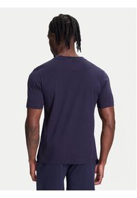 Kappa T-Shirt 351U8KW 193 Granatowy Regular Fit. Kolor: niebieski. Materiał: bawełna