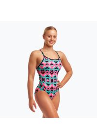 FUNKITA - Strój pływacki jednoczęściowy damski Funkita Diamond Back One Piece. Kolor: niebieski