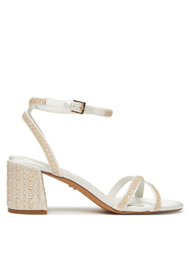 Aldo Sandały Bouclettie 13964895 Biały. Kolor: biały. Materiał: skóra