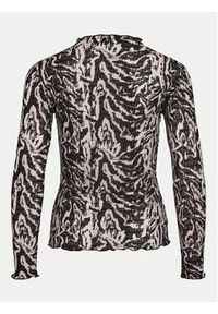 Vila Bluzka Larine 14099603 Czarny Regular Fit. Kolor: czarny. Materiał: syntetyk