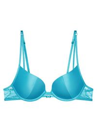 Triumph Biustonosz push-up Crazy Stupid Love 10222374 Niebieski. Kolor: niebieski. Materiał: syntetyk. Rodzaj stanika: push-up #5