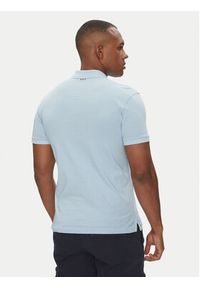 Napapijri Polo Elbas NP0A4GB4 Błękitny Regular Fit. Typ kołnierza: polo. Kolor: niebieski. Materiał: bawełna #4