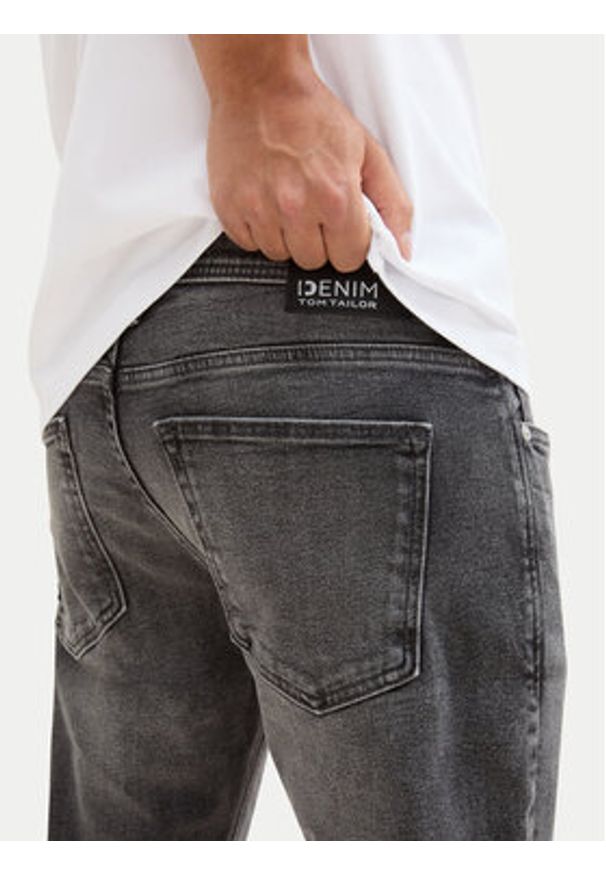 Tom Tailor Denim Jeansy 1035860 Szary Slim Fit. Kolor: szary